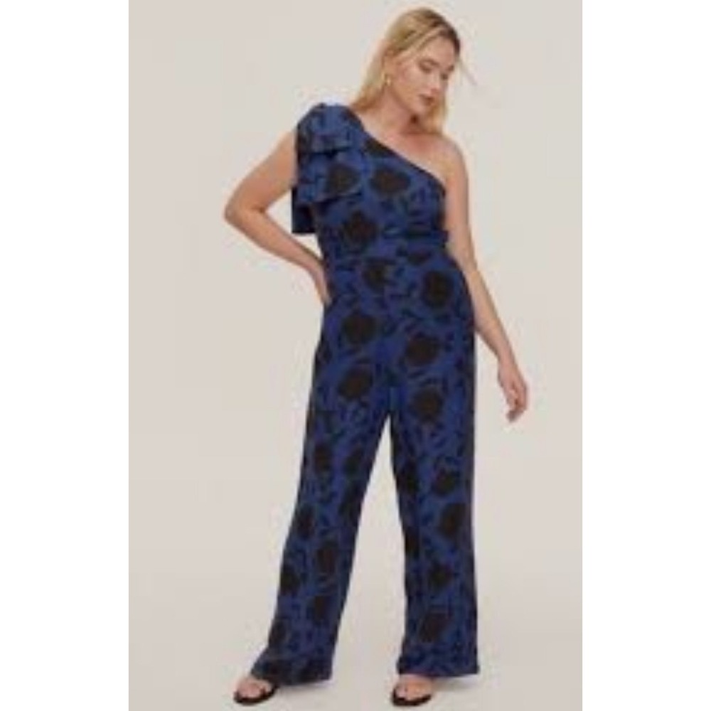 NEW Kate Spade NY x Target Women's Classic Rose Jumpsuit One Shoulder Sz 8